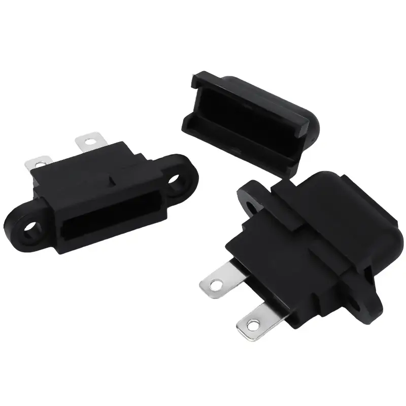 GF-701 Panel Mount ATO / ATC Automotive Blade Fuse Holder (1A-40A, 40A Max)
