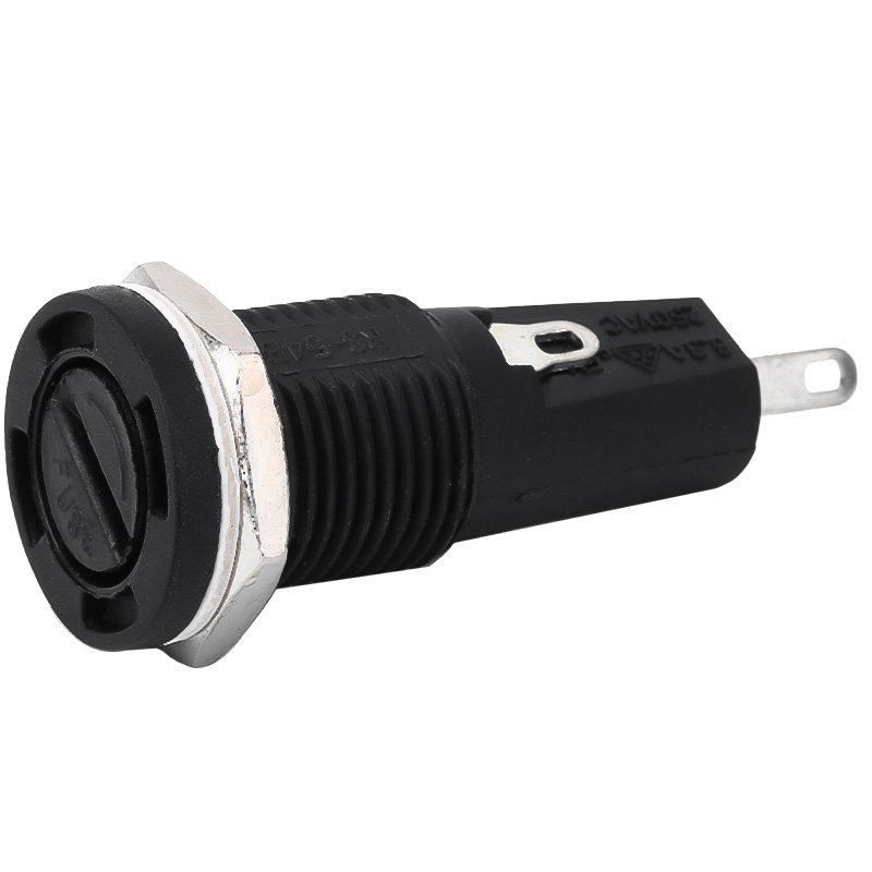 R3-54B Screw-Lock 5x20mm Panel Mount Fuse Holder R3-54B Screw-Lock 5x20mm Panel Mount Fuse Holder