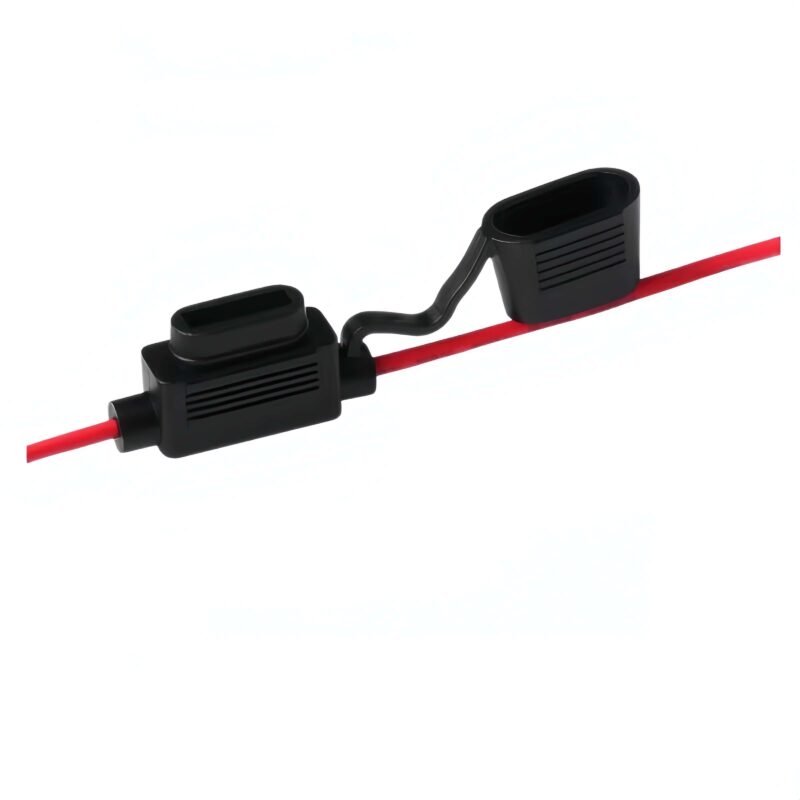 GF‑708B In‑line Blade Fuse Holder 40A | UL1015‑12AWG Automotive Fuse Socket